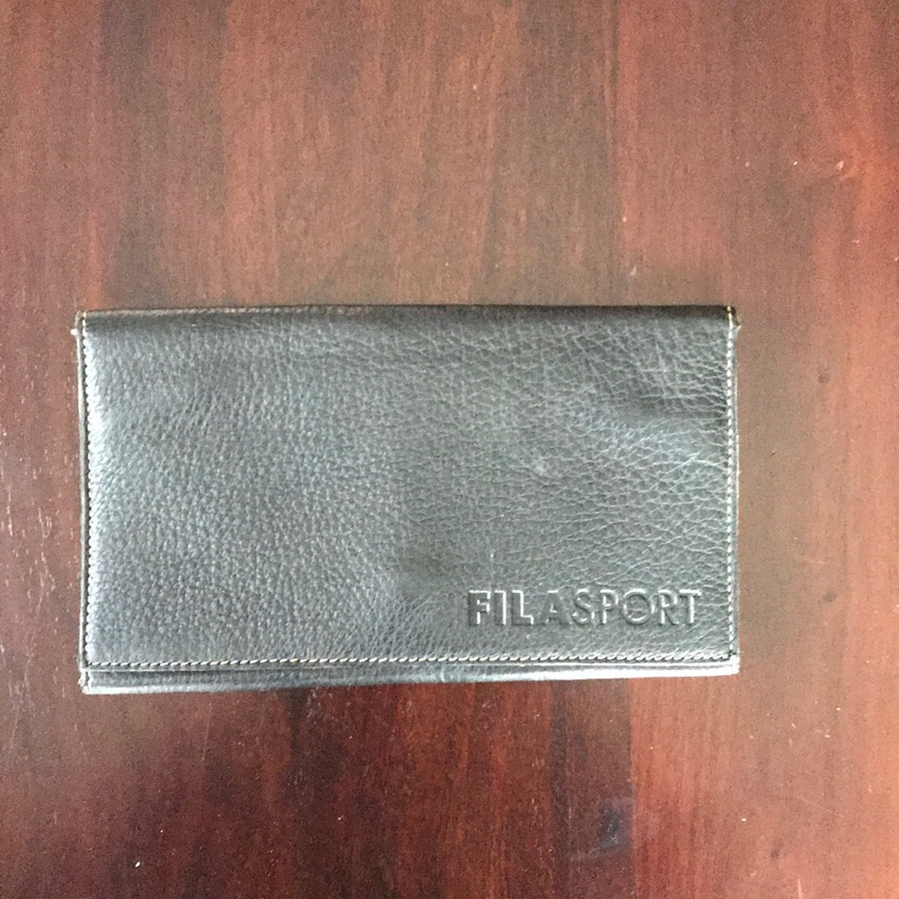 Passport leather wallet